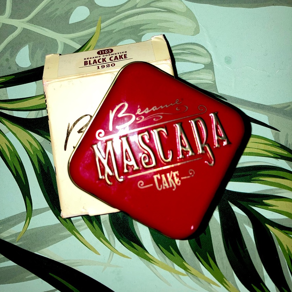 Bésame Cosmetics Cake Mascara Black Volume & Length 3 IN 1 Eye Makeup - Eyelash